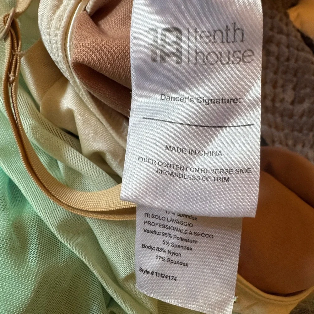 Elegant Two-Tone Dance Costume by tenth house size SA- ONE COSTUME